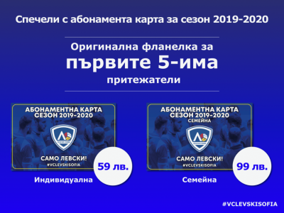 Вземи абонаментна карта и спечели екип!